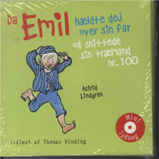 Cover for Astrid Lindgren · Gyldendals mini lydbøger for børn: Da Emil hældte dej over sin far og snittede sin træmand nr. 100 (Bok) [1. utgave] (2011)