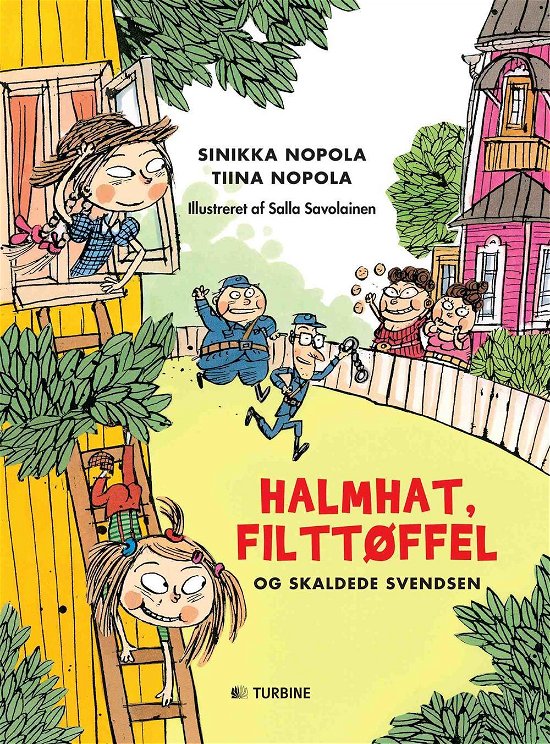 Cover for Sinikka Nopola &amp; Tiina Nopola · Halmhat, Filttøffel og Skaldede Svendsen (Bound Book) [1º edição] [Indbundet] (2014)