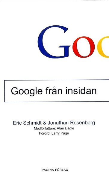 Cover for Jonathan Rosenberg · Google från insidan (Taschenbuch) (2016)