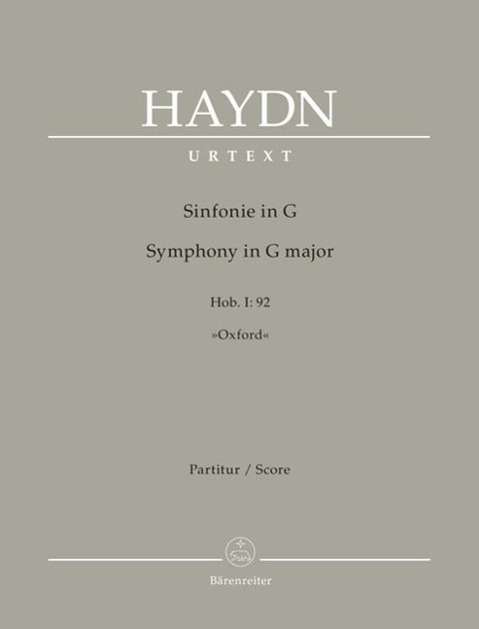 Cover for Haydn · Sinfonie, Partitur (Book)