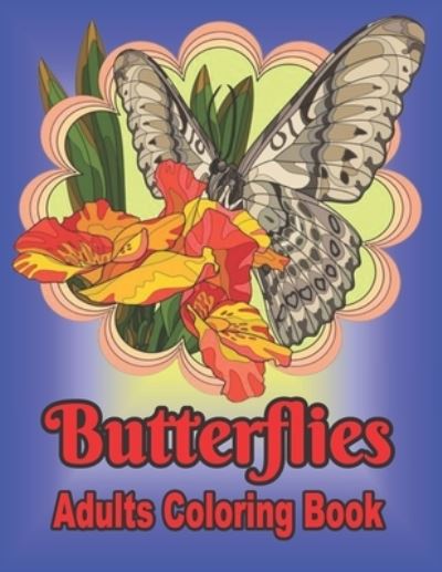 Cover for Jm Books · Butterflies Adults Coloring Book (Paperback Book) (2022)