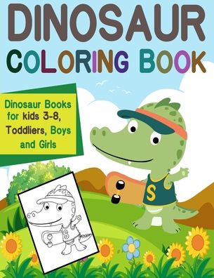 Cover for Morgan Dino Dinosaur Coloring Book Book · Dinosaur Coloring Book (Paperback Book) (2020)