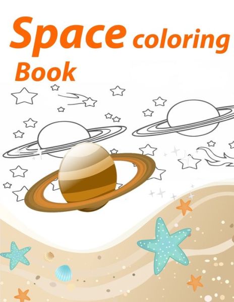 Cover for Book Boys · Space Coloring Book (Paperback Book) (2020)