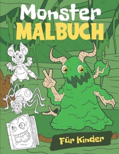 Monster Malbuch fur Kinder - Ng-Art Press - Boeken - Independently Published - 9798674725886 - 12 augustus 2020