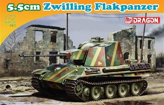 Cover for Dragon · 1/72 5.5cm Zwilling Flakpanzer (Leketøy)