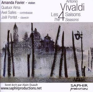 Alma Quartet / Amanda Favier-Vivaldi:The 4 Seasons - Alma Quartet - Música - Saphir - 3760028690887 - 8 de novembro de 2019