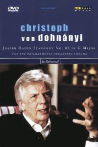 Christoph Von Dohnanyi In Rehearsal - Philharmonia or / Dohnanyi - Filmy - ARTHAUS - 4006680102887 - 1 kwietnia 2002