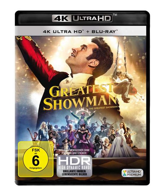 Cover for Greatest Showman  (+ BR) (4K Ultra HD) (2018)