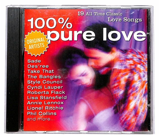 Cover for Aa.vv. · 100% Pure Love - Original Artist (CD) (2000)