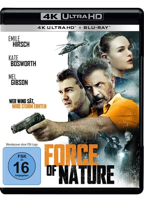 Cover for Gibson,mel / Hirsch,emile / Bosworth,kate/+ · Force of Nature (4k Ultra Hd+bluray) (Blu-ray) (2020)