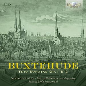 Cover for Valerio Losito &amp; Bettina Hoffmann &amp; Simone Stella · Buxtehude: Trio Sonatas Op.1 &amp; 2 (CD) (2025)