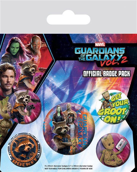 Cover for Guardians Of The Galaxy 2 · Marvel: Guardians Of The Galaxy 2 - Rocket &amp; Groot (Pin Badge Pack) (MERCH) (2019)