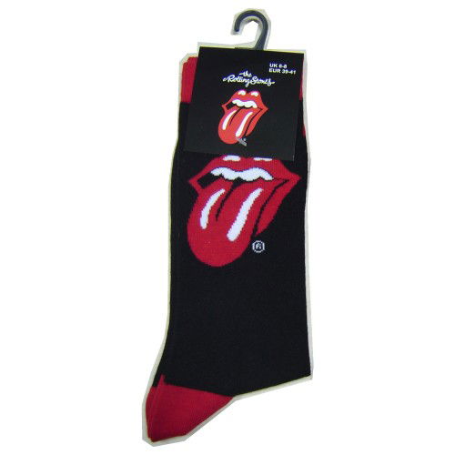 Cover for The Rolling Stones · The Rolling Stones Unisex Ankle Socks: Tongue (UK Size 6 - 8) (CLOTHES) [Black - Unisex edition]