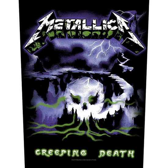 Metallica Back Patch: Creeping Death - Metallica - Merchandise - ROCKOFF - 5055339782887 - 19. August 2019