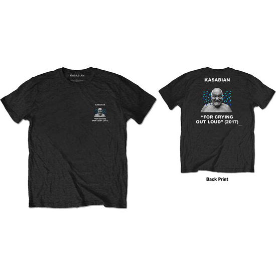 Kasabian Unisex T-Shirt: For Crying Out Loud (Back Print) - Kasabian - Produtos - Bravado - 5055979997887 - 