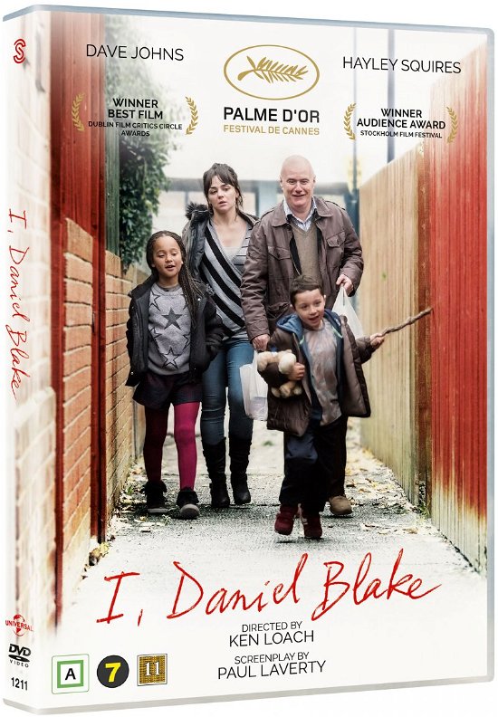 Cover for Ken Loach · I, Daniel Blake (DVD) (2017)