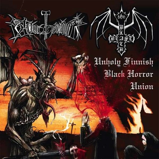 Cover for Black Beast / Bloodhammer · Unholy Finnish Black Horror Union (CD) (2019)