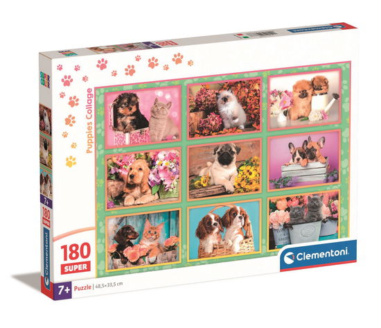 Puslespil Super - Noli Puppies, 180 brikker - Clementoni - Board game -  - 8005125297887 - January 4, 2024