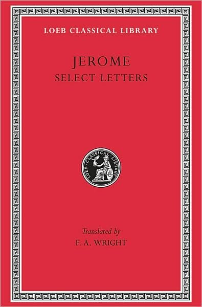 Cover for Jerome · Select Letters - Loeb Classical Library (Hardcover Book) (1933)