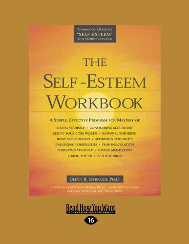 Cover for Glenn R. Schiraldi · The Self-Esteem Workbook (Paperback Book) [[Large Print] edition] (2009)