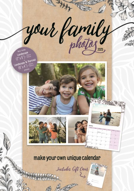 Your Family Photos A4 Calendar 2025 - Carousel Calendars - Libros - Carousel Calendars - 9781529844887 - 23 de agosto de 2024