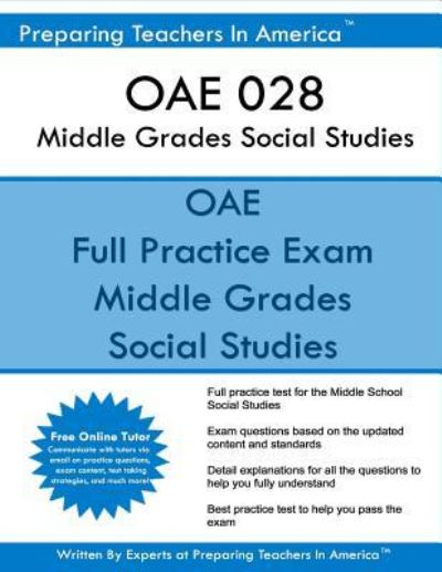 Cover for Preparing Teachers In America · OAE 028 Middle Grades Social Studies : OAE 028 Social Studies (Paperback Book) (2016)