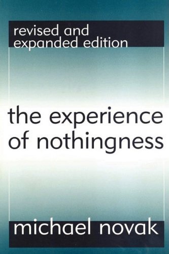 Cover for Michael Novak · The Experience of Nothingness (Paperback Book) [Rev Exp edition] (1997)