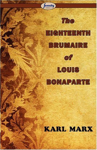 Cover for Karl Marx · The Eighteenth Brumaire of Louis Bonaparte (Taschenbuch) (2008)