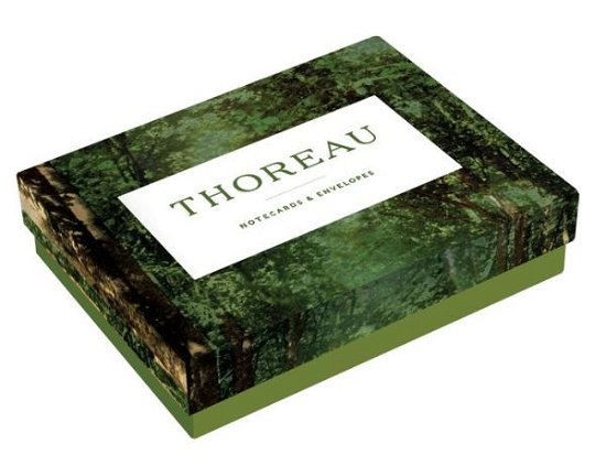 Cover for Princeton Architectural Press · Thoreau Notecards (Lernkarteikarten) (2016)
