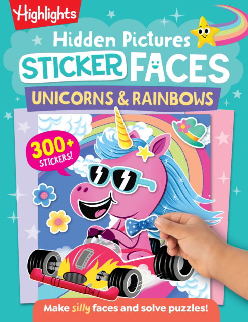 Cover for Hidden Pictures Sticker Faces: Unicorns &amp; Rainbows - Hidden Pictures Sticker Faces (Paperback Book) (2025)