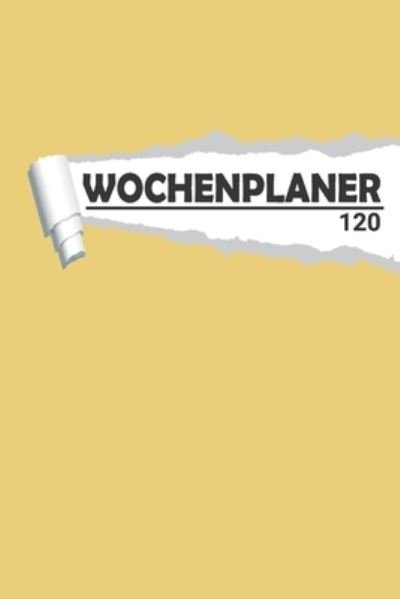 Cover for Aw Media · Wochenplaner Pastel Gelb Retro (Taschenbuch) (2020)