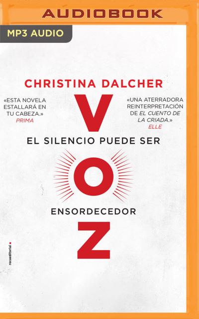 Cover for Christina Dalcher · Voz (CD) (2021)