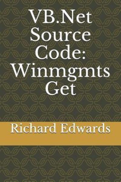 Cover for Richard Edwards · VB.Net Source Code (Pocketbok) (2018)