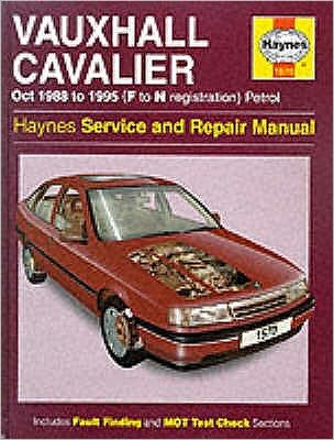 Cover for Haynes Publishing · Vauxhall Cavalier Petrol (Oct 88 - 95) Haynes Repair Manual (Hardcover Book) [4 Revised edition] (1988)