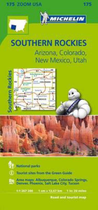 Cover for Michelin · Michelin Zoom: USA: Southern Rockies : Arizona, Colorado, New Mexico, Utah (Innbunden bok) (2018)