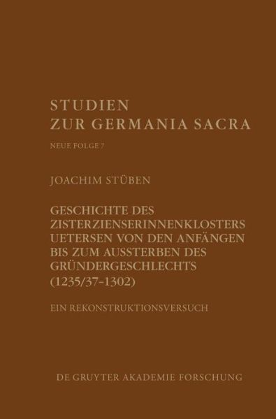 Cover for Stüben · Geschichte des Klosters Uetersen (Book) (2018)