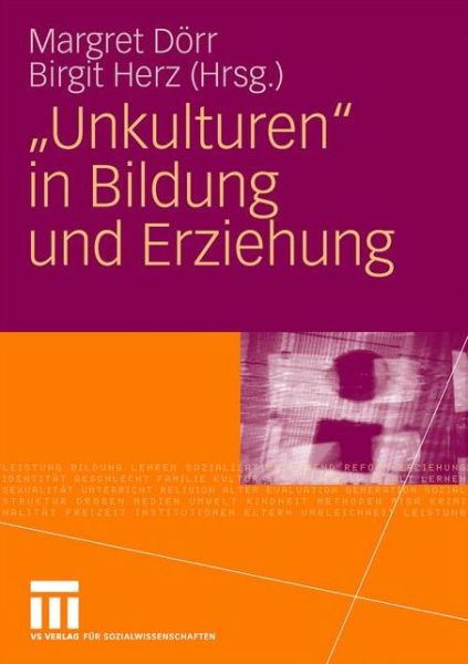 Cover for Margret D Rr · &quot;unkulturen&quot; in Bildung Und Erziehung (Paperback Book) [2010 edition] (2009)