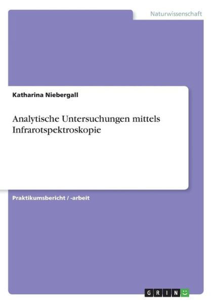 Cover for Niebergall · Analytische Untersuchungen m (Book)