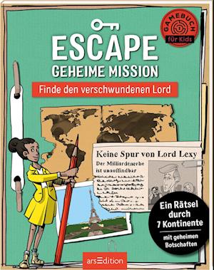 Cover for Philip Kiefer · Escape Geheime Mission - Finde den verschwundenen Lord (Paperback Book) (2022)