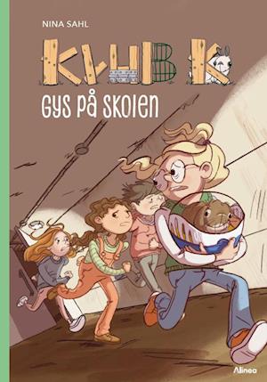 Cover for Nina Sahl · Læseklub: Klub K - Gys på skolen, Grøn Læseklub (Innbunden bok) [1. utgave] (2023)