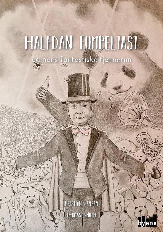Cover for Kristian Jensen &amp; Thomas Knuth · Halfdan Fumpeltast - og hans fantastiske tjørnerim (Hæftet bog) (2017)