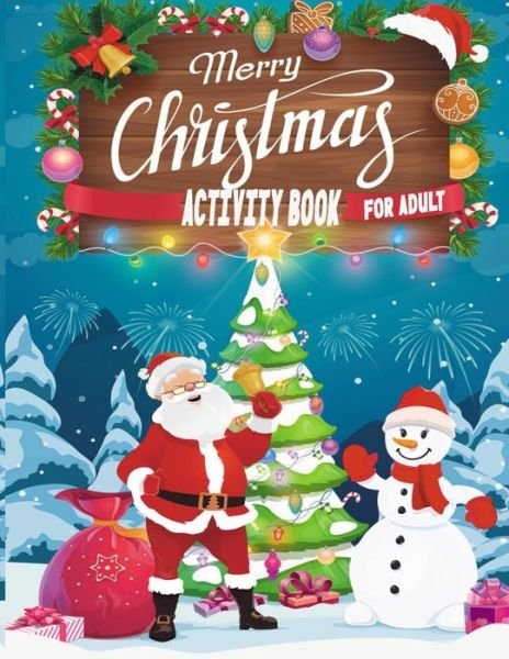 Cover for Smehedi Design Publications · Merry Christmas Activity Book For Adult (Taschenbuch) (2020)