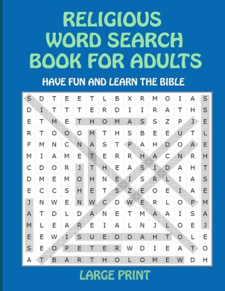 Cover for Marfein García M · Religious Word Search Book for Adults (Paperback Book) (2020)