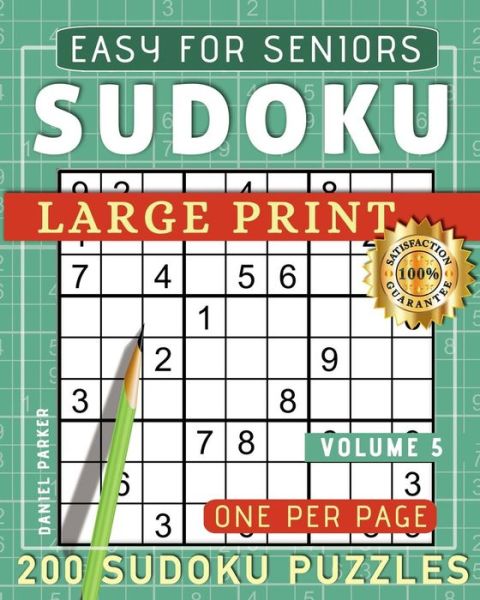 Cover for Samworld Press · Large Print Easy Sudoku Puzzle Book For Seniors (Paperback Book) (2020)