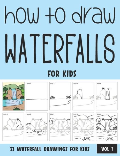 Cover for Sonia Rai · How to Draw Waterfalls for Kids (Paperback Book) (2021)