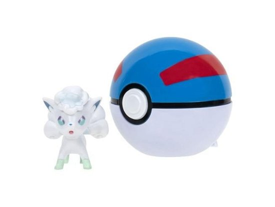 Pokémon ClipnGo Poké Balls Alola-Vulpix & Pokéba - Jazwares - Merchandise -  - 0191726482888 - 10. juli 2023