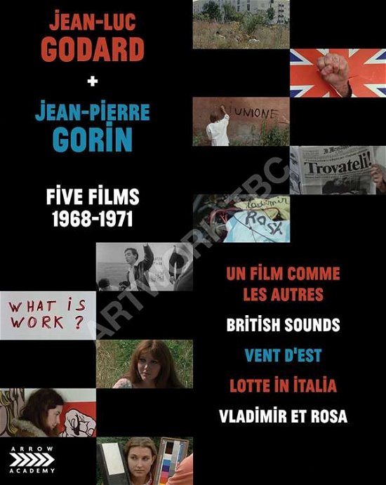 Cover for DVD / Blu-ray · Jean-luc Godard + Jean-pierre Gorinl Five Films, 1968-1971 (DVD/Blu-ray) (2018)