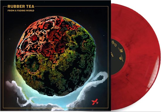 Cover for Rubber Tea · From A Fading World (Red / Black Marble Vinyl) (LP) (2024)