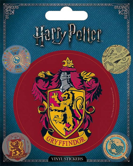 HARRY POTTER - Vinyl Stickers - Gryffindor - Pyramid International - Merchandise -  - 5050293473888 - 7. februar 2019