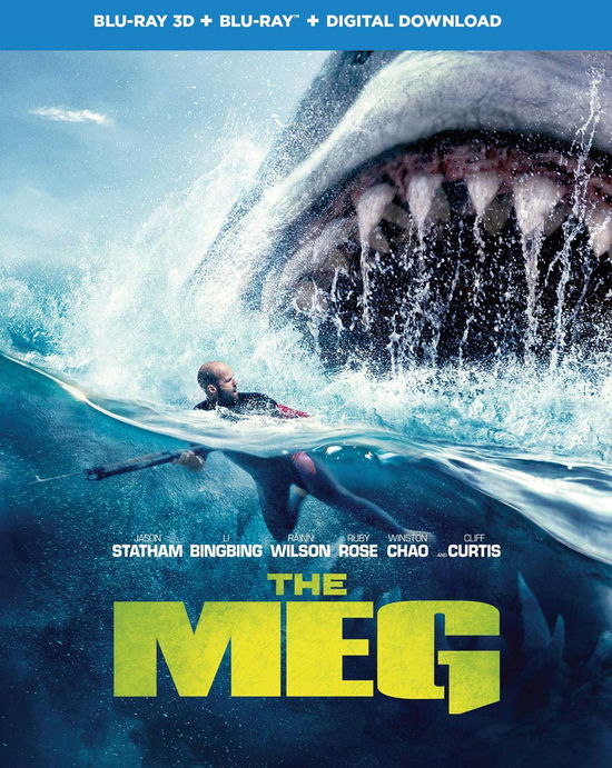 The Meg 3D + 2D - Meg - Películas - Warner Bros - 5051892211888 - 10 de diciembre de 2018